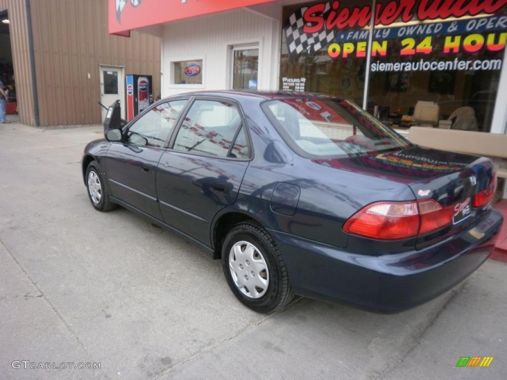 1998 Accord DX Sedan - Teal Blue Pearl / Quartz photo #2