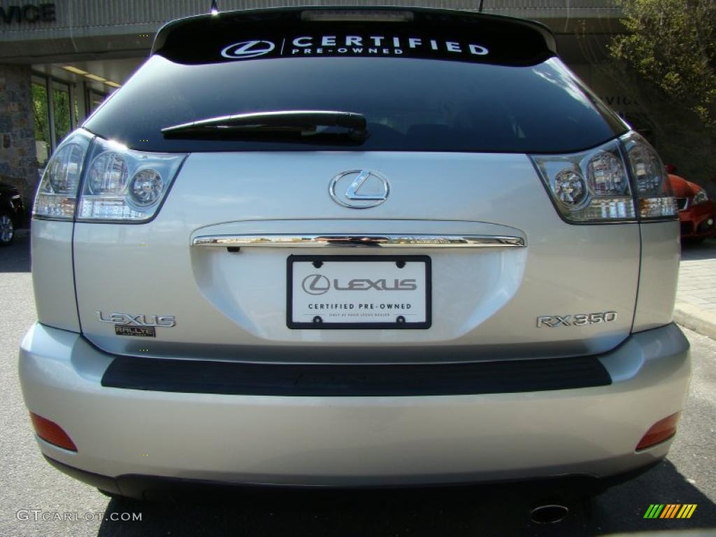 2008 RX 350 AWD - Millenium Silver Metallic / Black photo #5