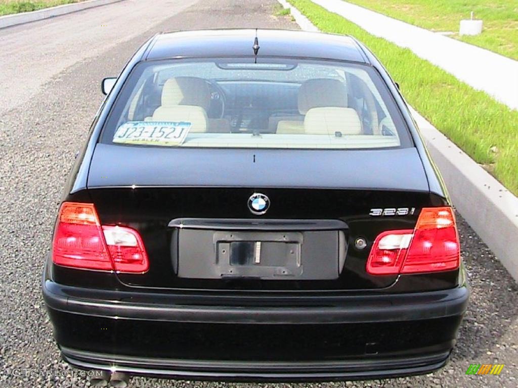 2000 3 Series 328i Sedan - Jet Black / Sand photo #11