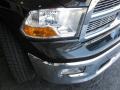 2010 Brilliant Black Crystal Pearl Dodge Ram 1500 Big Horn Quad Cab 4x4  photo #3