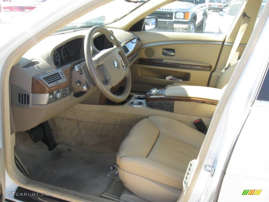 2007 7 Series 750i Sedan - Alpine White / Beige photo #2