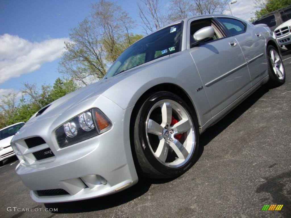 2006 Charger SRT-8 - Bright Silver Metallic / Dark Slate Gray/Light Slate Gray photo #1