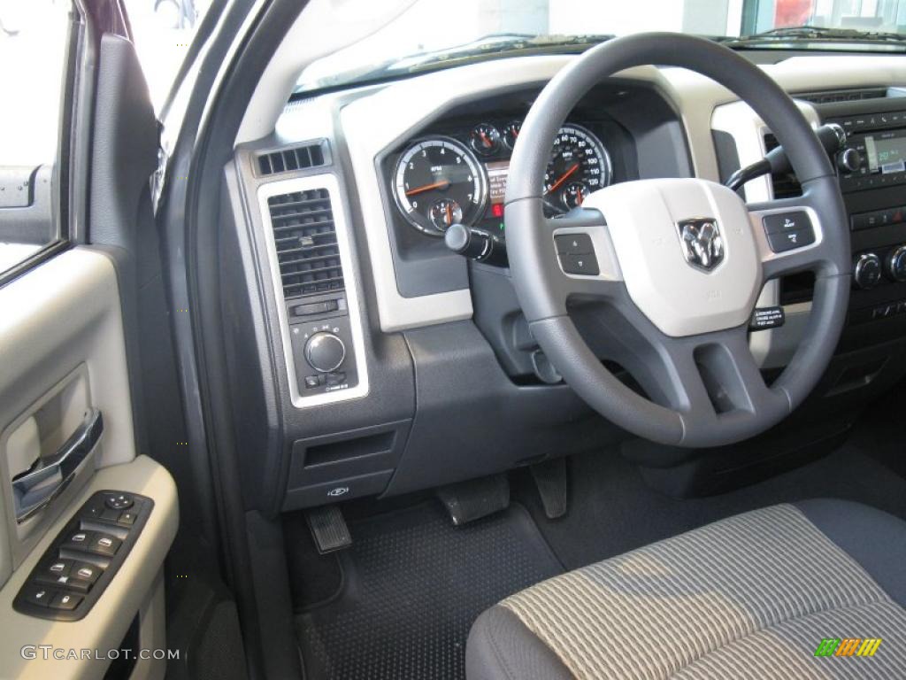 2010 Ram 1500 SLT Quad Cab - Mineral Gray Metallic / Dark Slate/Medium Graystone photo #9