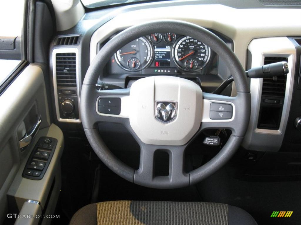 2010 Ram 1500 SLT Quad Cab - Mineral Gray Metallic / Dark Slate/Medium Graystone photo #15