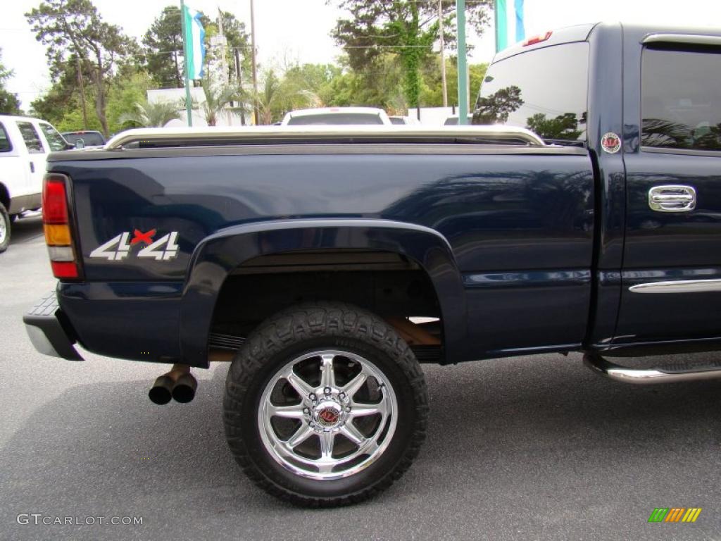 2007 Sierra 2500HD Classic SLE Crew Cab 4x4 - Deep Blue Metallic / Tan photo #40