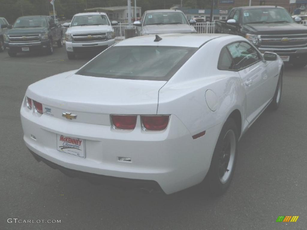 2010 Camaro LS Coupe - Summit White / Black photo #4