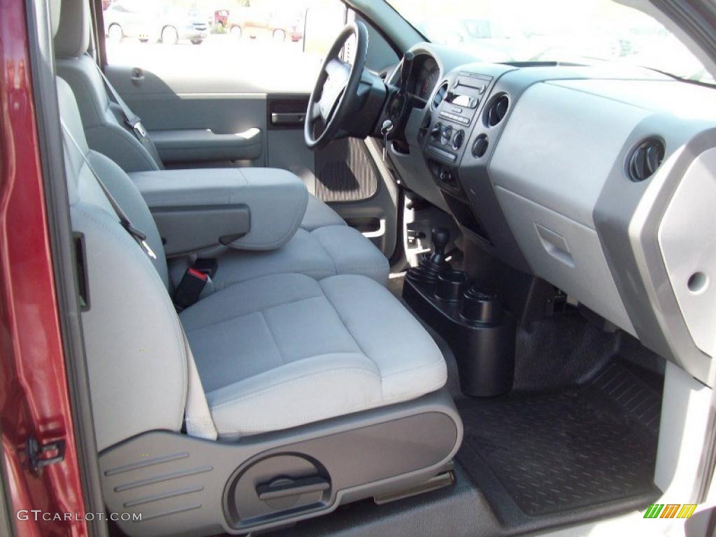 2006 F150 XL SuperCab 4x4 - Dark Toreador Red Metallic / Medium Flint photo #5