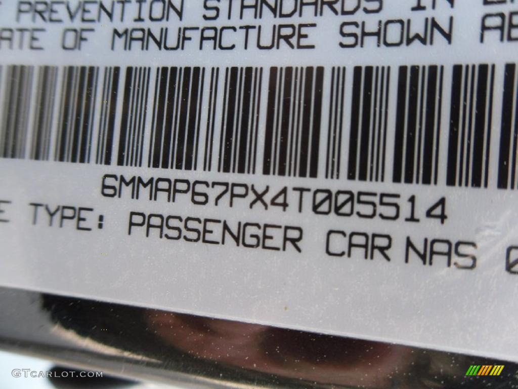 2004 Diamante LS - Pendleton Black Pearl / Beige photo #9
