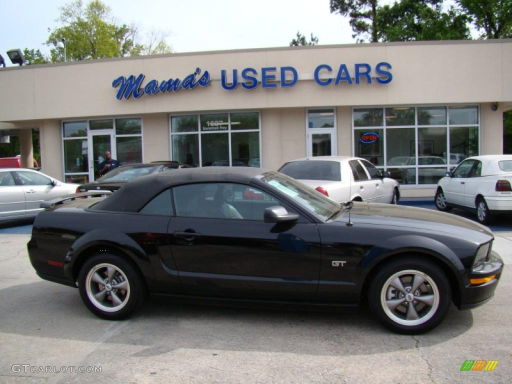 2006 Mustang GT Premium Convertible - Black / Dark Charcoal photo #1