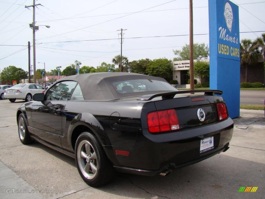 2006 Mustang GT Premium Convertible - Black / Dark Charcoal photo #6