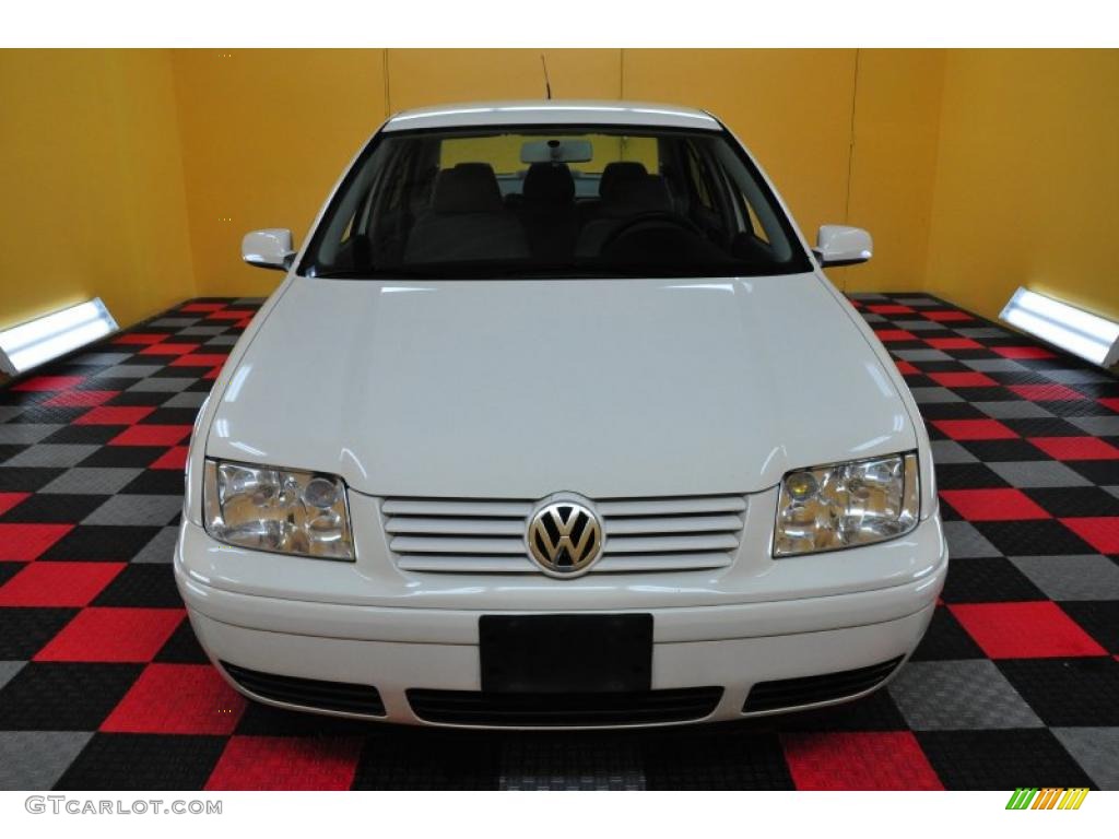 1999 Jetta GLS Sedan - Cool White / Grey photo #2