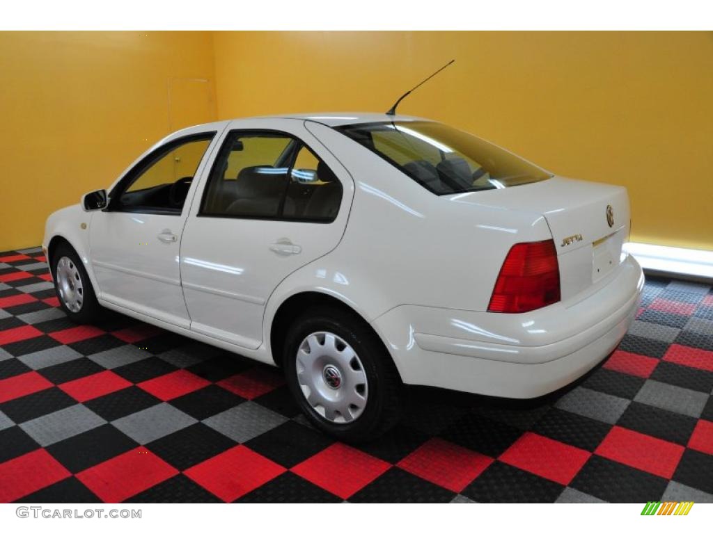 1999 Jetta GLS Sedan - Cool White / Grey photo #4