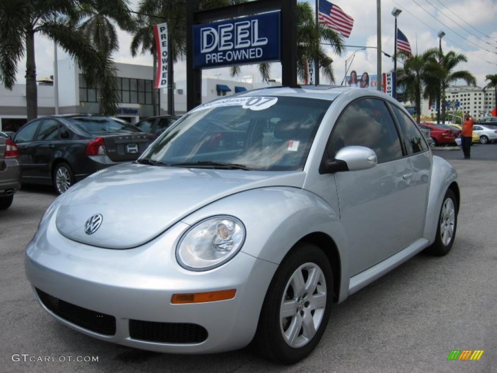 2007 New Beetle 2.5 Coupe - Reflex Silver / Grey photo #1