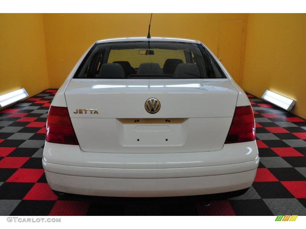 1999 Jetta GLS Sedan - Cool White / Grey photo #5