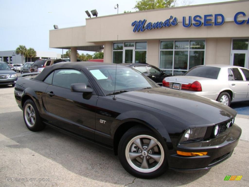 2006 Mustang GT Premium Convertible - Black / Dark Charcoal photo #23
