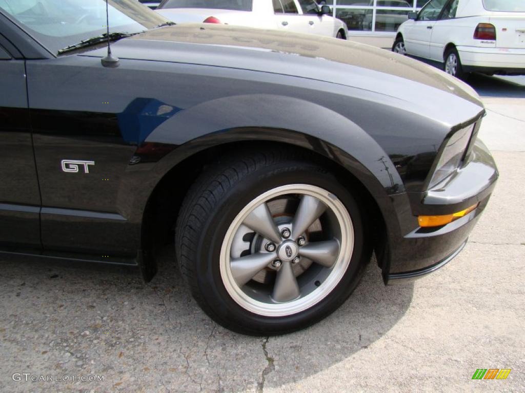 2006 Mustang GT Premium Convertible - Black / Dark Charcoal photo #24
