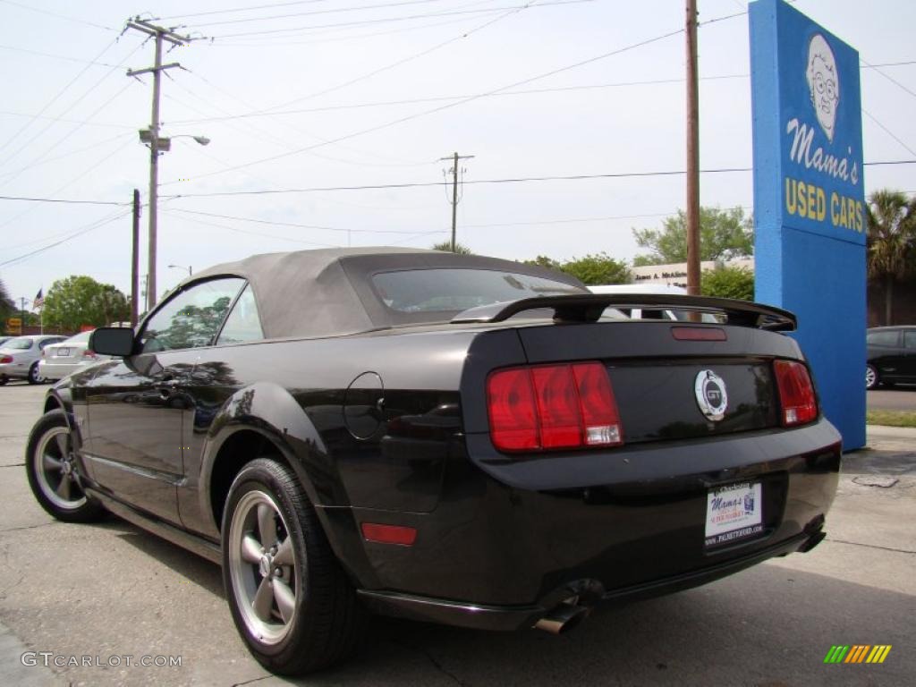 2006 Mustang GT Premium Convertible - Black / Dark Charcoal photo #28