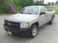 Silver Birch Metallic - Silverado 1500 Work Truck Regular Cab Photo No. 1