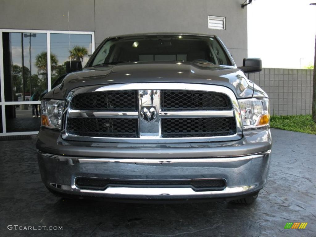 2010 Ram 1500 SLT Crew Cab - Mineral Gray Metallic / Dark Slate/Medium Graystone photo #2