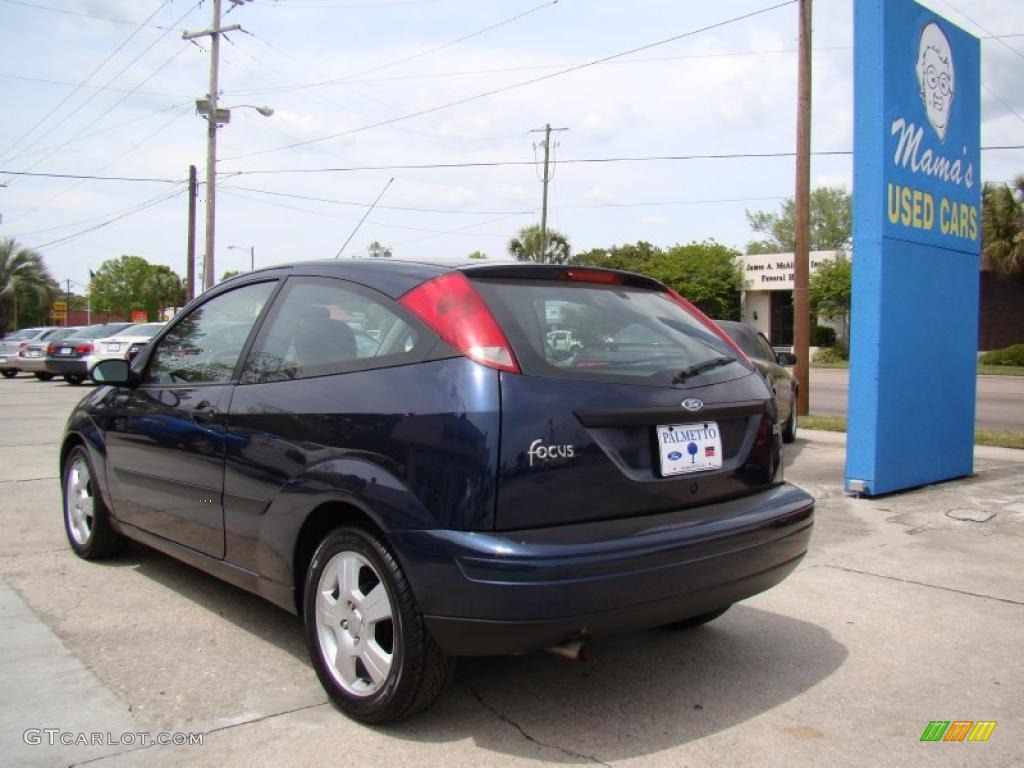 2003 Focus ZX3 Coupe - Twilight Blue Metallic / Dark Charcoal photo #6