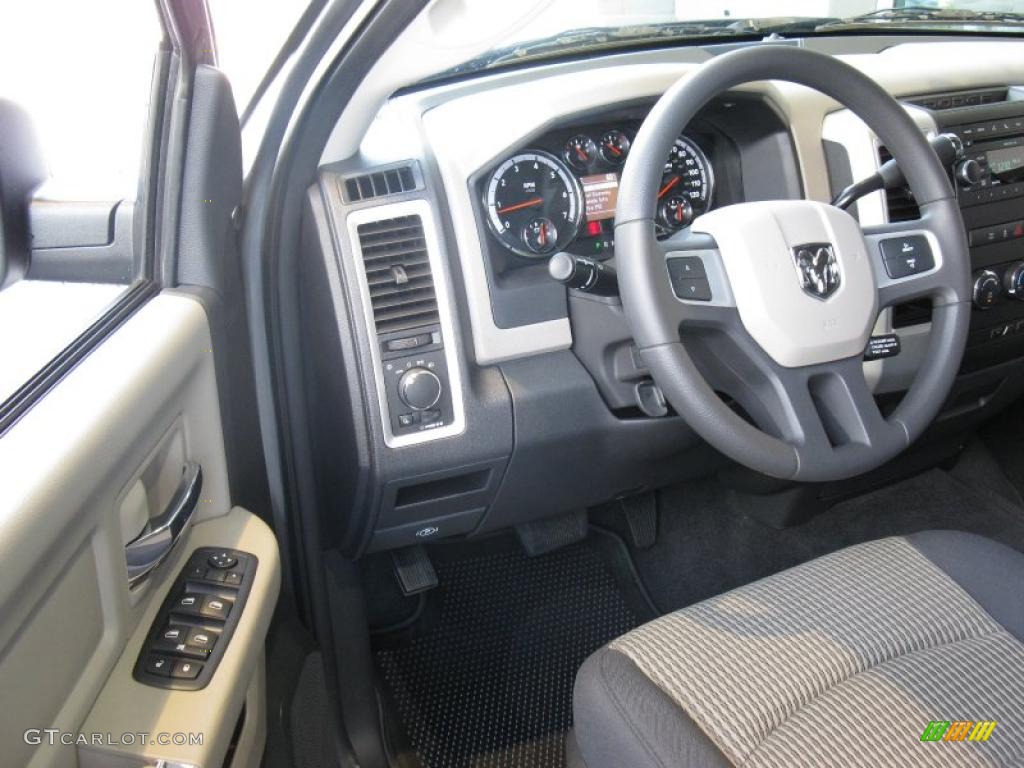 2010 Ram 1500 SLT Crew Cab - Mineral Gray Metallic / Dark Slate/Medium Graystone photo #10