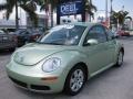 2007 Gecko Green Metallic Volkswagen New Beetle 2.5 Coupe  photo #1