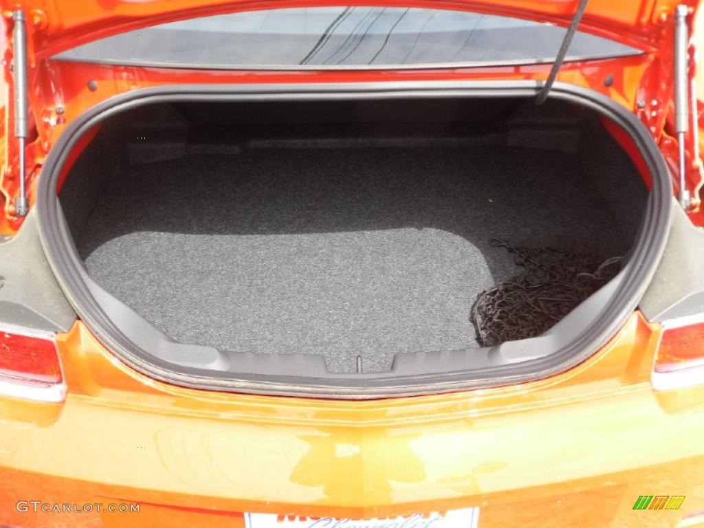 2010 Camaro SS Coupe - Inferno Orange Metallic / Black photo #14