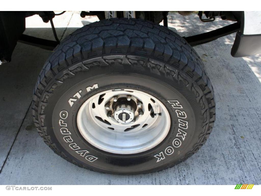 2000 F250 Super Duty Lariat Crew Cab 4x4 - Oxford White / Medium Parchment photo #22