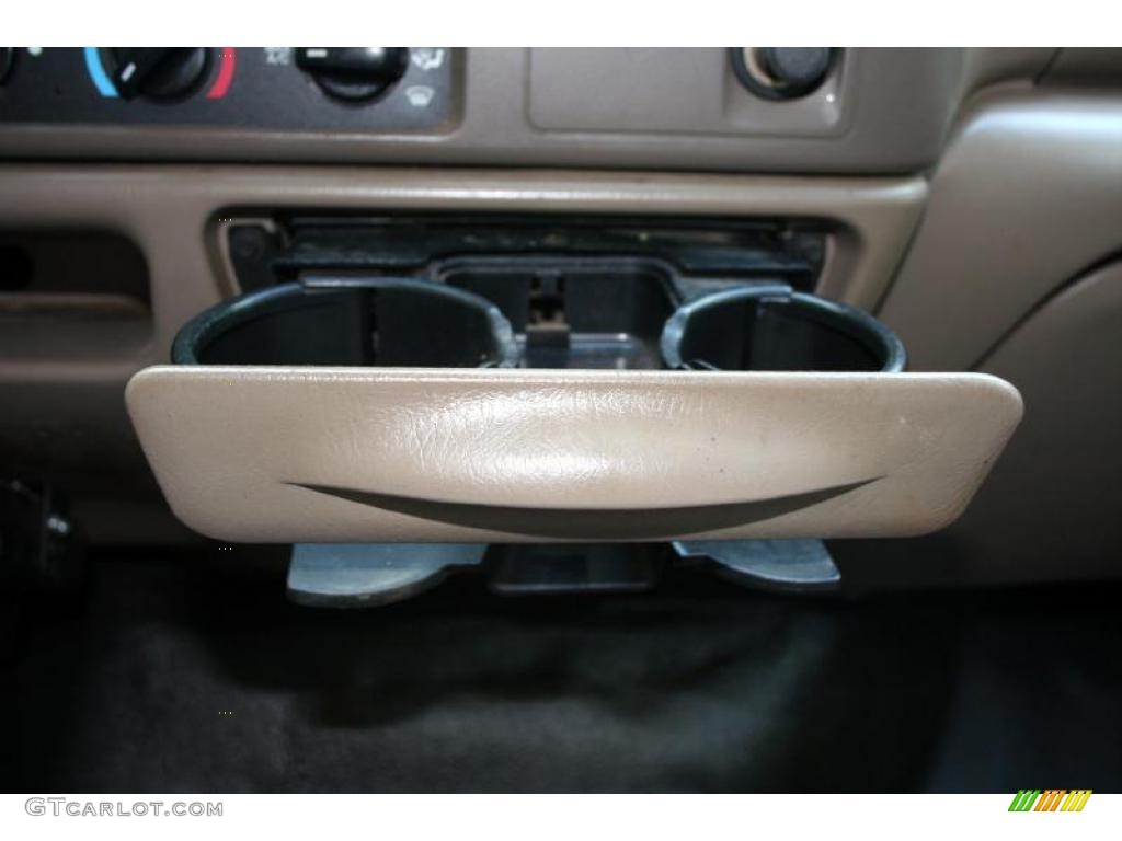 2000 F250 Super Duty Lariat Crew Cab 4x4 - Oxford White / Medium Parchment photo #74