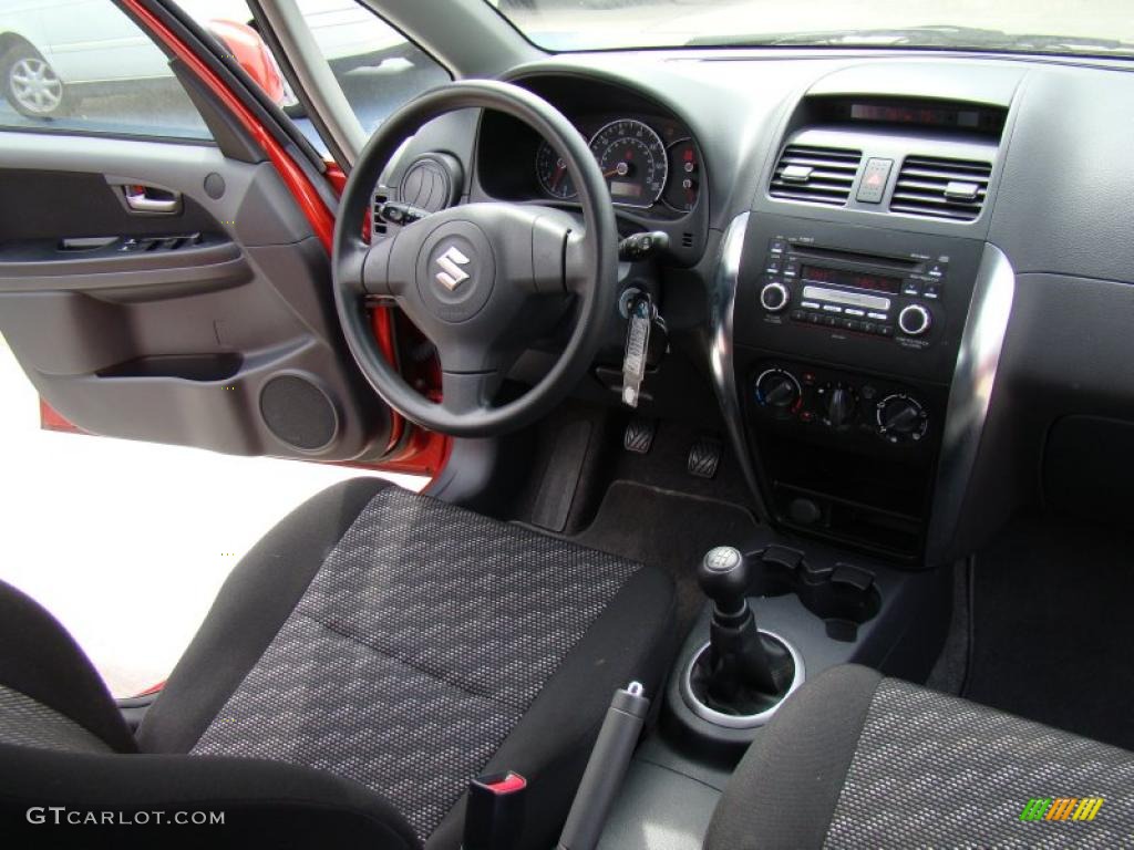 2007 SX4 AWD - Sunlight Copper Pearl / Black photo #15