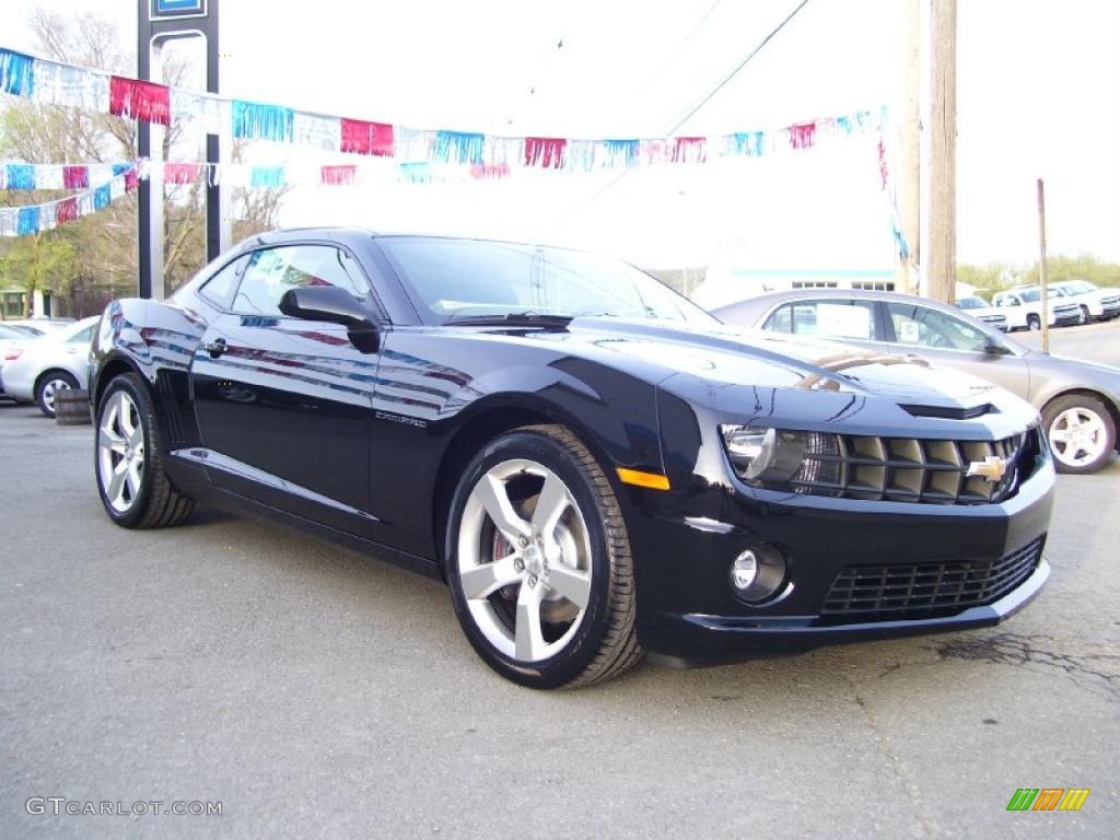 2010 Camaro SS Coupe - Black / Black photo #1