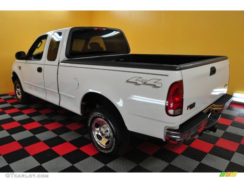 2004 F150 XLT Heritage SuperCab 4x4 - Oxford White / Heritage Graphite Grey photo #4