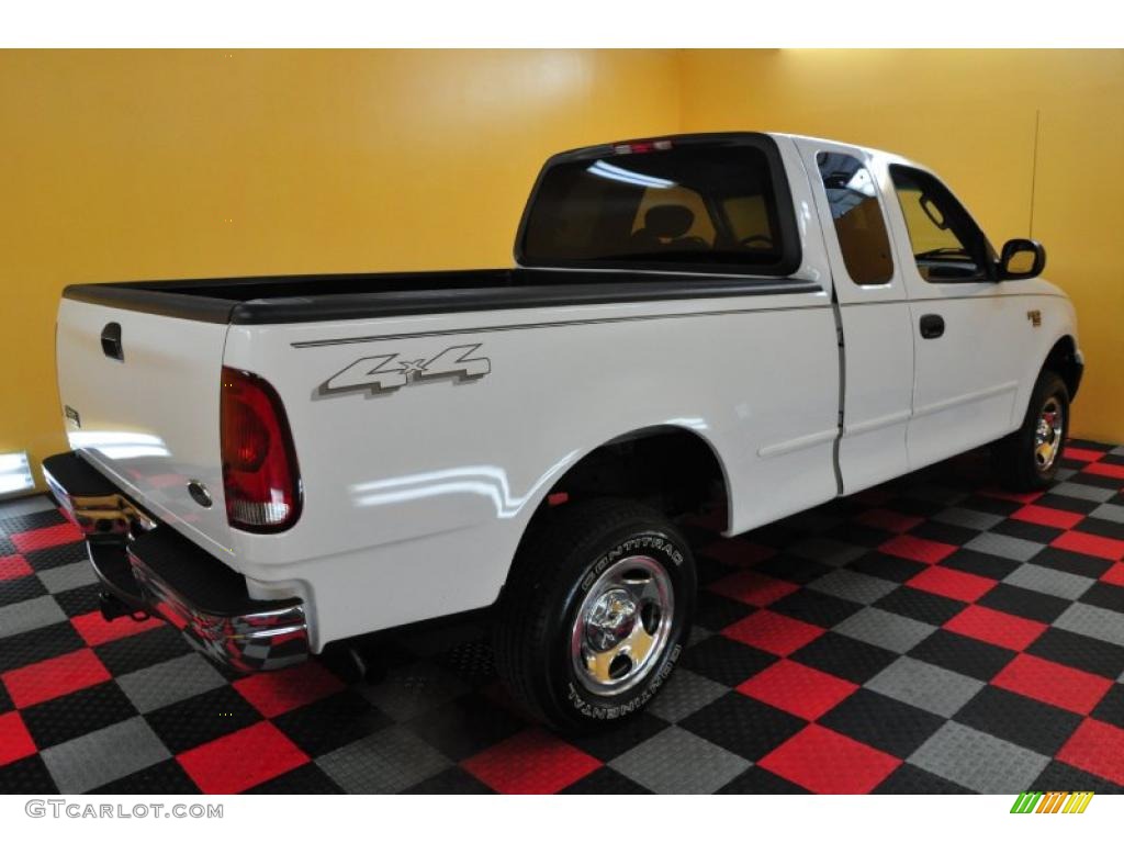 2004 F150 XLT Heritage SuperCab 4x4 - Oxford White / Heritage Graphite Grey photo #6