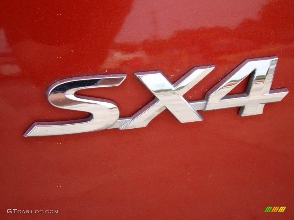 2007 SX4 AWD - Sunlight Copper Pearl / Black photo #35