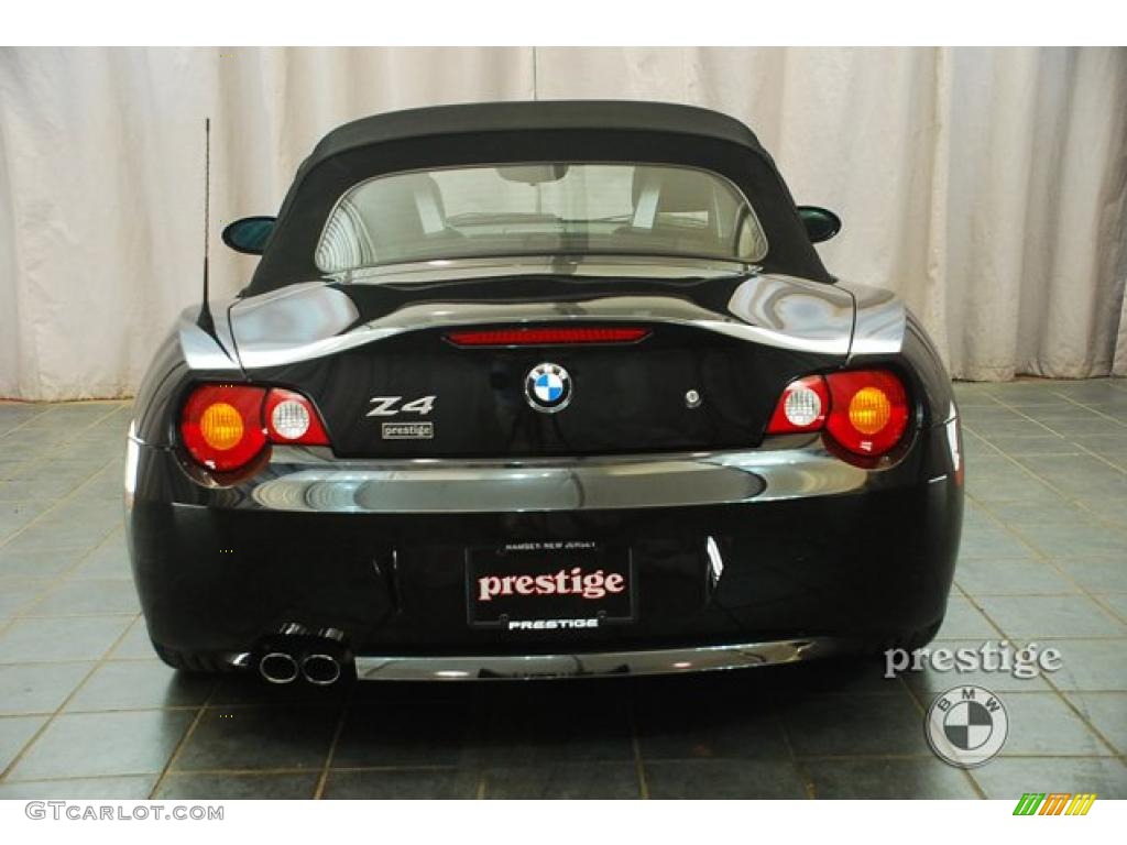 2003 Z4 3.0i Roadster - Jet Black / Black photo #3