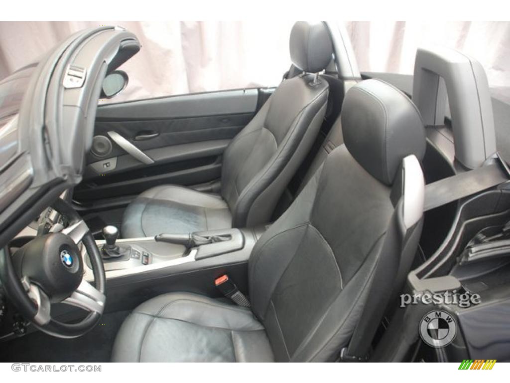 2003 Z4 3.0i Roadster - Jet Black / Black photo #11