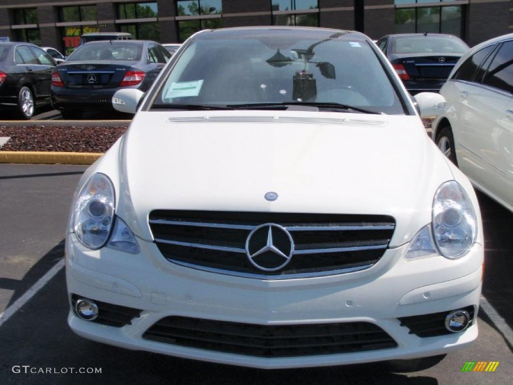 2010 R 350 4Matic - Arctic White / Black photo #2