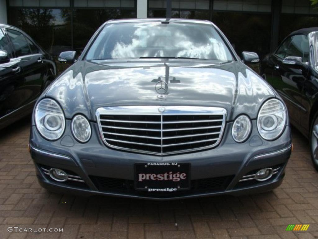 2008 E 350 4Matic Sedan - Flint Grey Metallic / Black photo #2