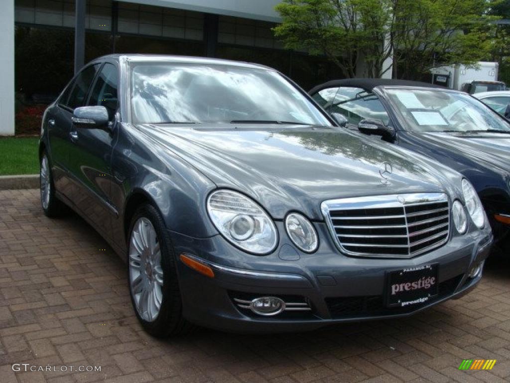 2008 E 350 4Matic Sedan - Flint Grey Metallic / Black photo #3