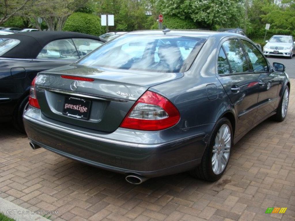 2008 E 350 4Matic Sedan - Flint Grey Metallic / Black photo #4