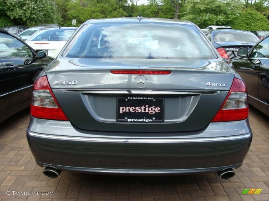 2008 E 350 4Matic Sedan - Flint Grey Metallic / Black photo #5