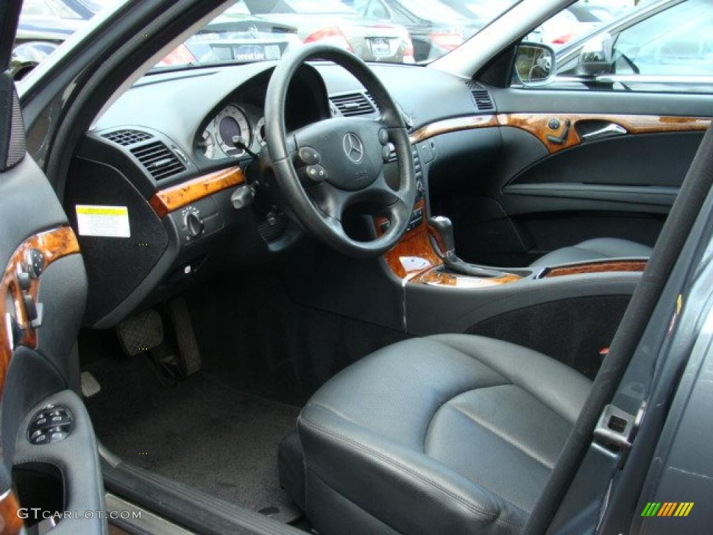 2008 E 350 4Matic Sedan - Flint Grey Metallic / Black photo #8