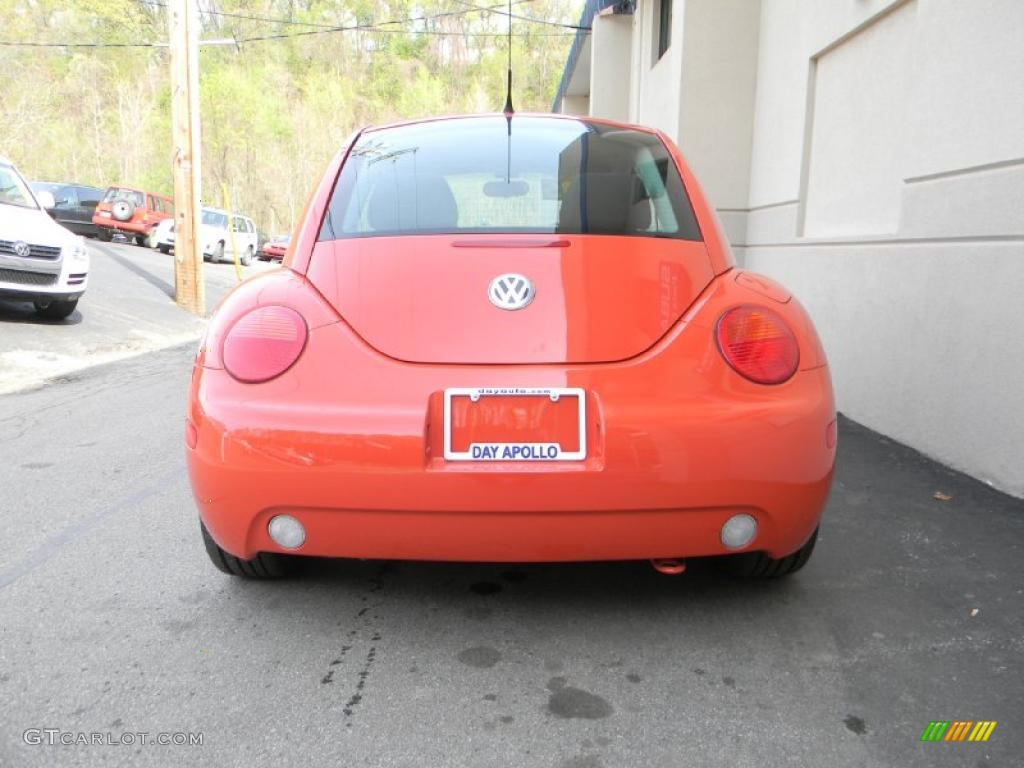 2003 New Beetle GL Coupe - Sundown Orange / Black photo #8