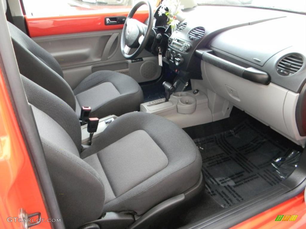2003 New Beetle GL Coupe - Sundown Orange / Black photo #14
