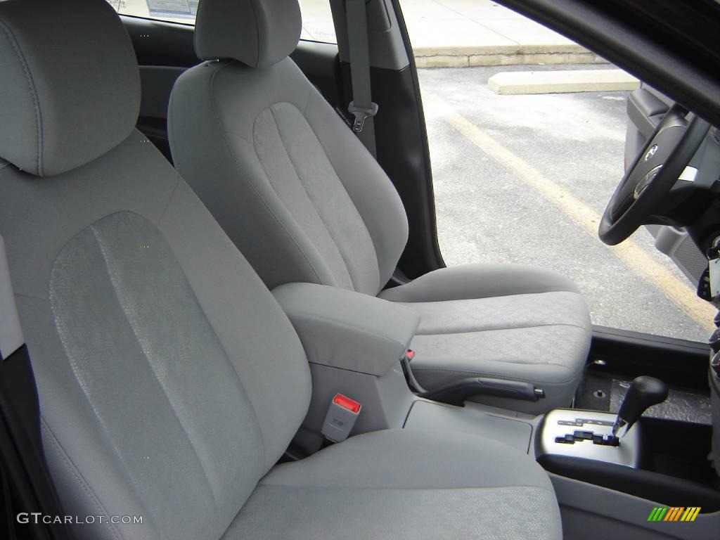 2010 Elantra GLS - Ebony Black / Gray photo #12