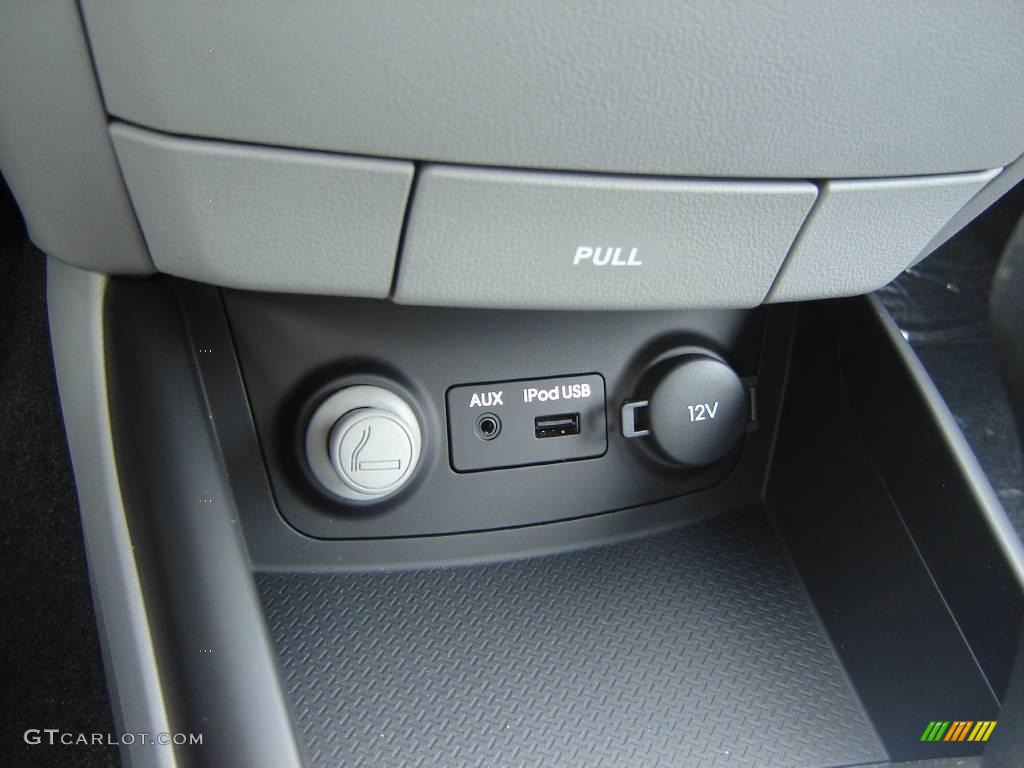 2010 Elantra GLS - Ebony Black / Gray photo #16