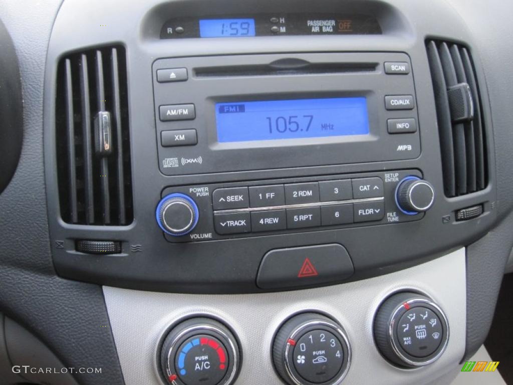 2009 Elantra GLS Sedan - Regatta Blue / Gray photo #13