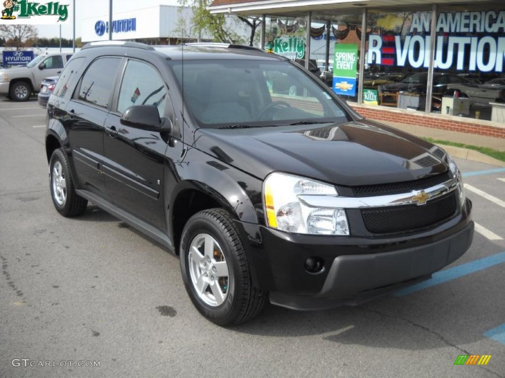 2006 Equinox LT AWD - Black / Light Gray photo #1