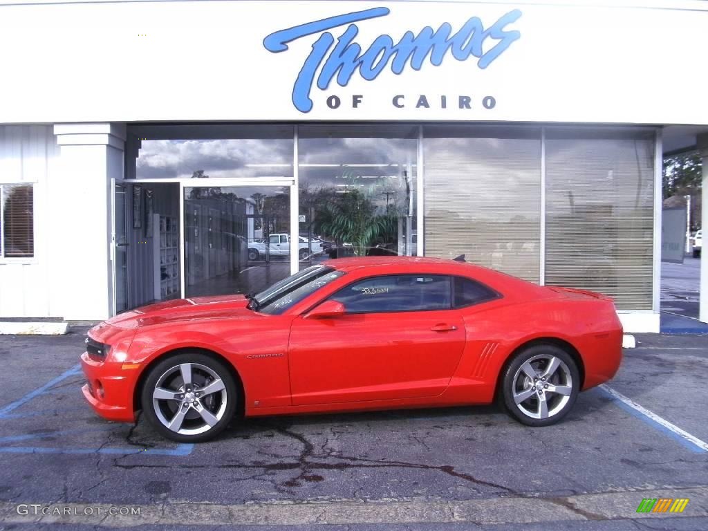 2010 Camaro SS Coupe - Victory Red / Black photo #1