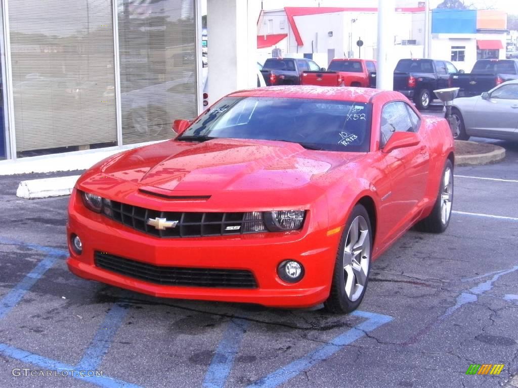 2010 Camaro SS Coupe - Victory Red / Black photo #2